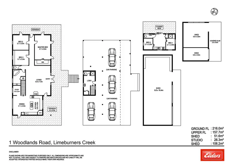 Floorplan of Homely rural property listing, 1 Woodlands Road, Port Macquarie NSW 2444