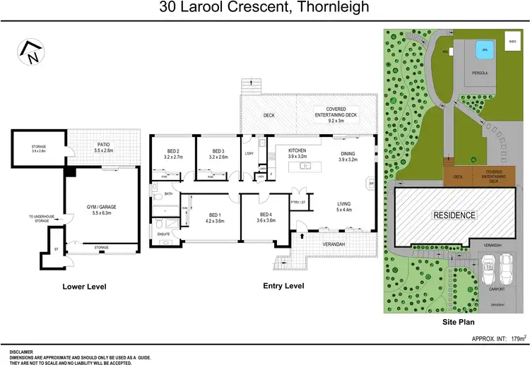 Floorplan of Homely house listing, 30 Larool Crescent, Thornleigh NSW 2120
