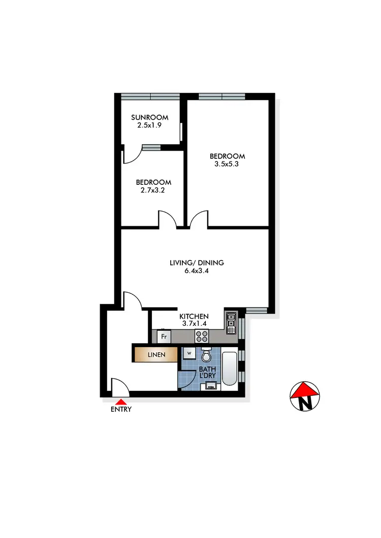 Floorplan of Homely apartment listing, 8/28A Imperial Avenue, Bondi NSW 2026