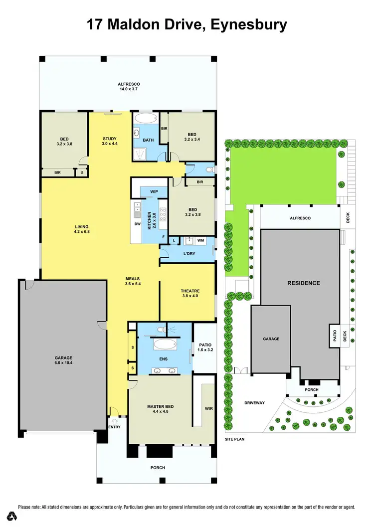 Floorplan of Homely house listing, 17 Maldon Drive, Eynesbury VIC 3338