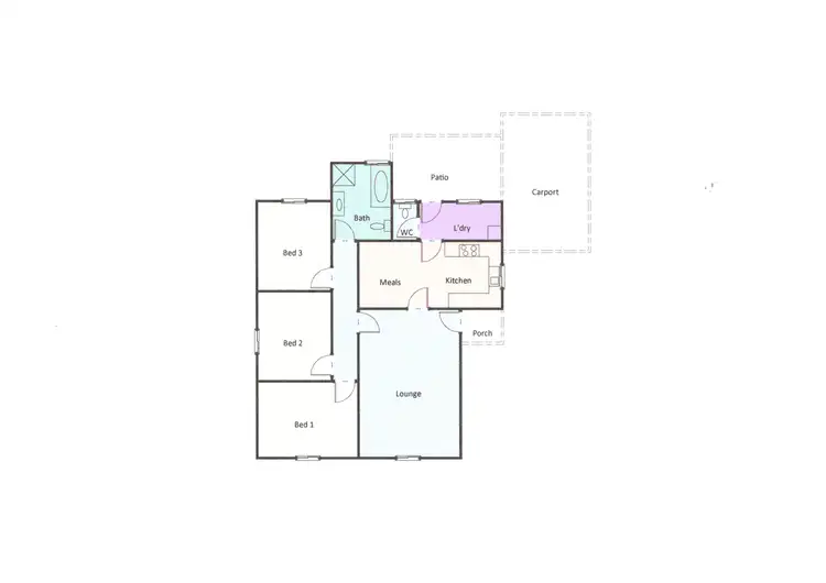 Floorplan of Homely house listing, 4 Marx Crescent, Ararat VIC 3377