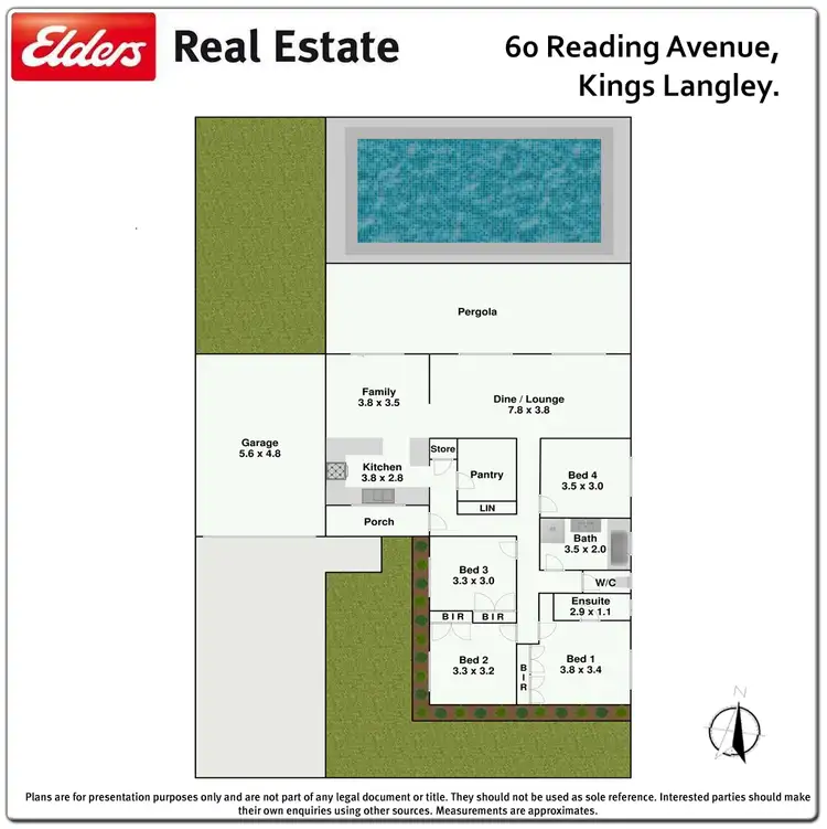 Floorplan of Homely house listing, 60 Reading Avenue, Kings Langley NSW 2147