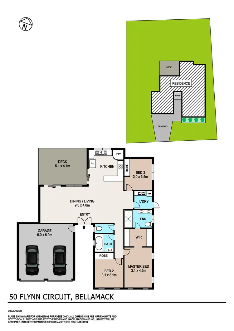 Floorplan of Homely house listing, 50 Flynn Circuit, Bellamack NT 832