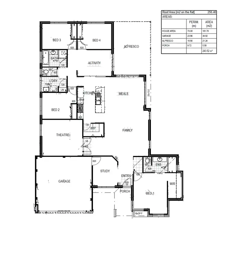 Floorplan of Homely house listing, 9 Guava Link, Byford WA 6122