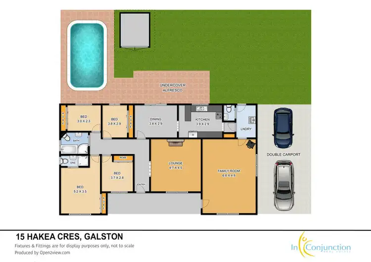 Floorplan of Homely house listing, 15 Hakea Crescent, Galston NSW 2159