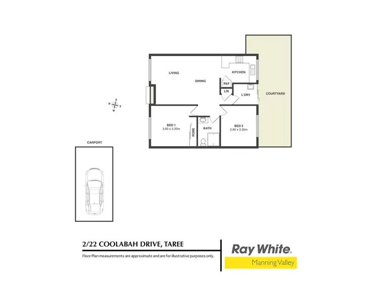 Floorplan of Homely unit listing, 2/22 Coolabah Drive, Taree NSW 2430
