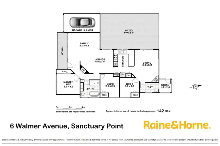 Floorplan of Homely house listing, 6 Walmer Avenue, Sanctuary Point NSW 2540
