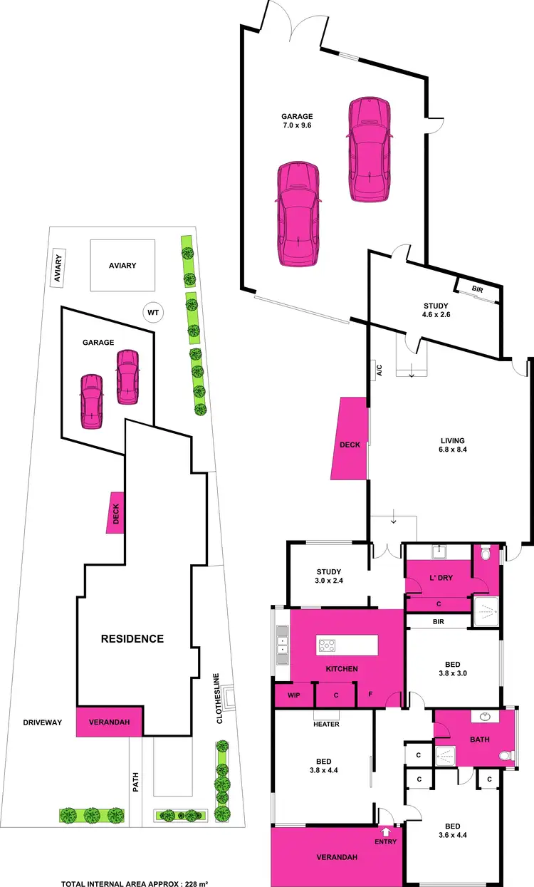 Floorplan of Homely house listing, 1 Myrtle Avenue, Newcomb VIC 3219