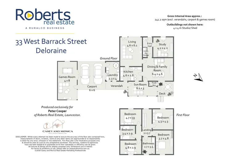 Floorplan of Homely house listing, 33 West Barrack Street, Deloraine TAS 7304
