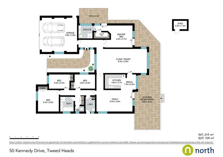Floorplan of Homely house listing, 50 Kennedy Drive, Tweed Heads NSW 2485