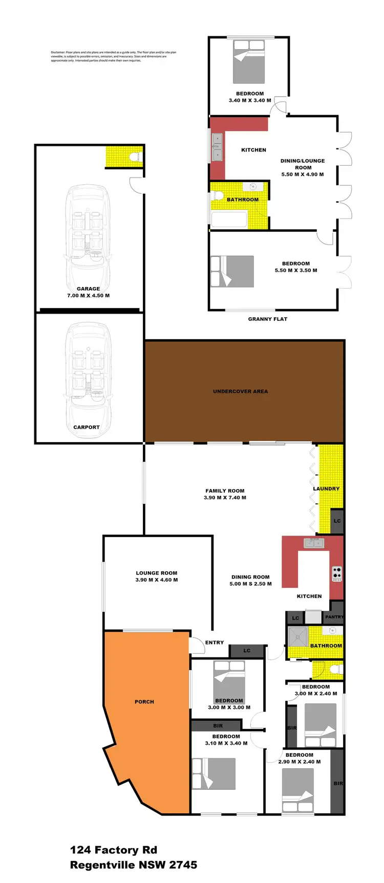 Floorplan of Homely house listing, 124 Factory Road, Regentville NSW 2745