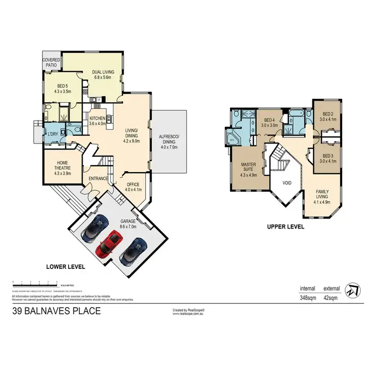 Floorplan of Homely house listing, 39 Balnaves Place, Mitchelton QLD 4053