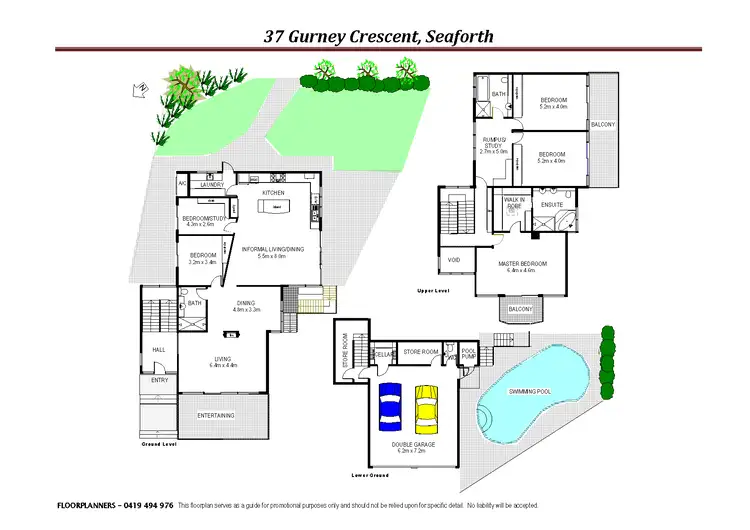 Floorplan of Homely house listing, 37 Gurney Crescent, Seaforth NSW 2092