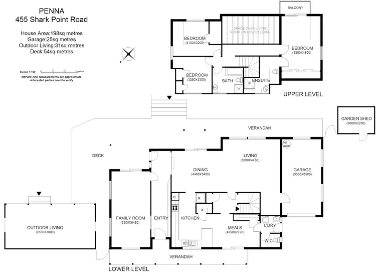Floorplan of Homely house listing, 455 Shark Point Road, Penna TAS 7171