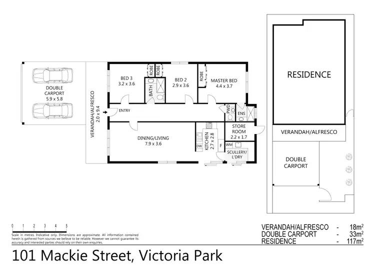 Floorplan of Homely house listing, 101 Mackie Street, Victoria Park WA 6100