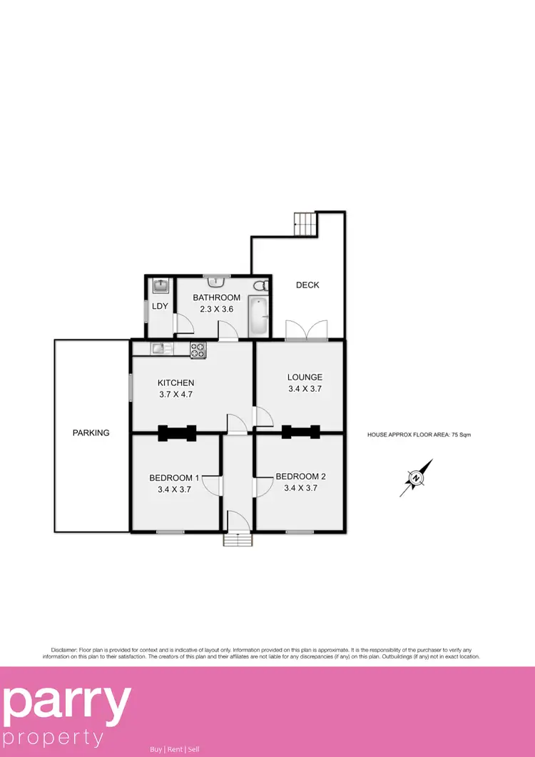 Floorplan of Homely house listing, 70 Melbourne Street, South Launceston TAS 7249