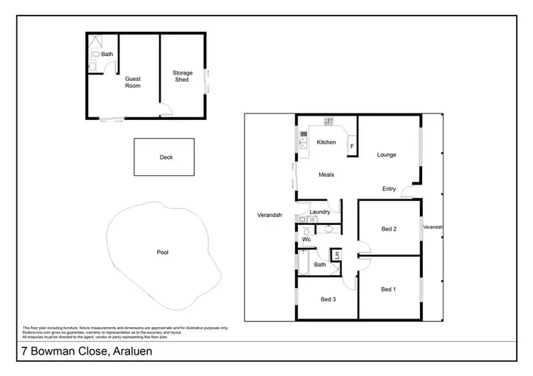 Floorplan of Homely house listing, 7 Bowman Close, Araluen NT 870