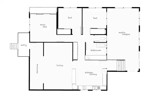 Floorplan of Homely house listing, 28 Headrick Street, Manunda QLD 4870