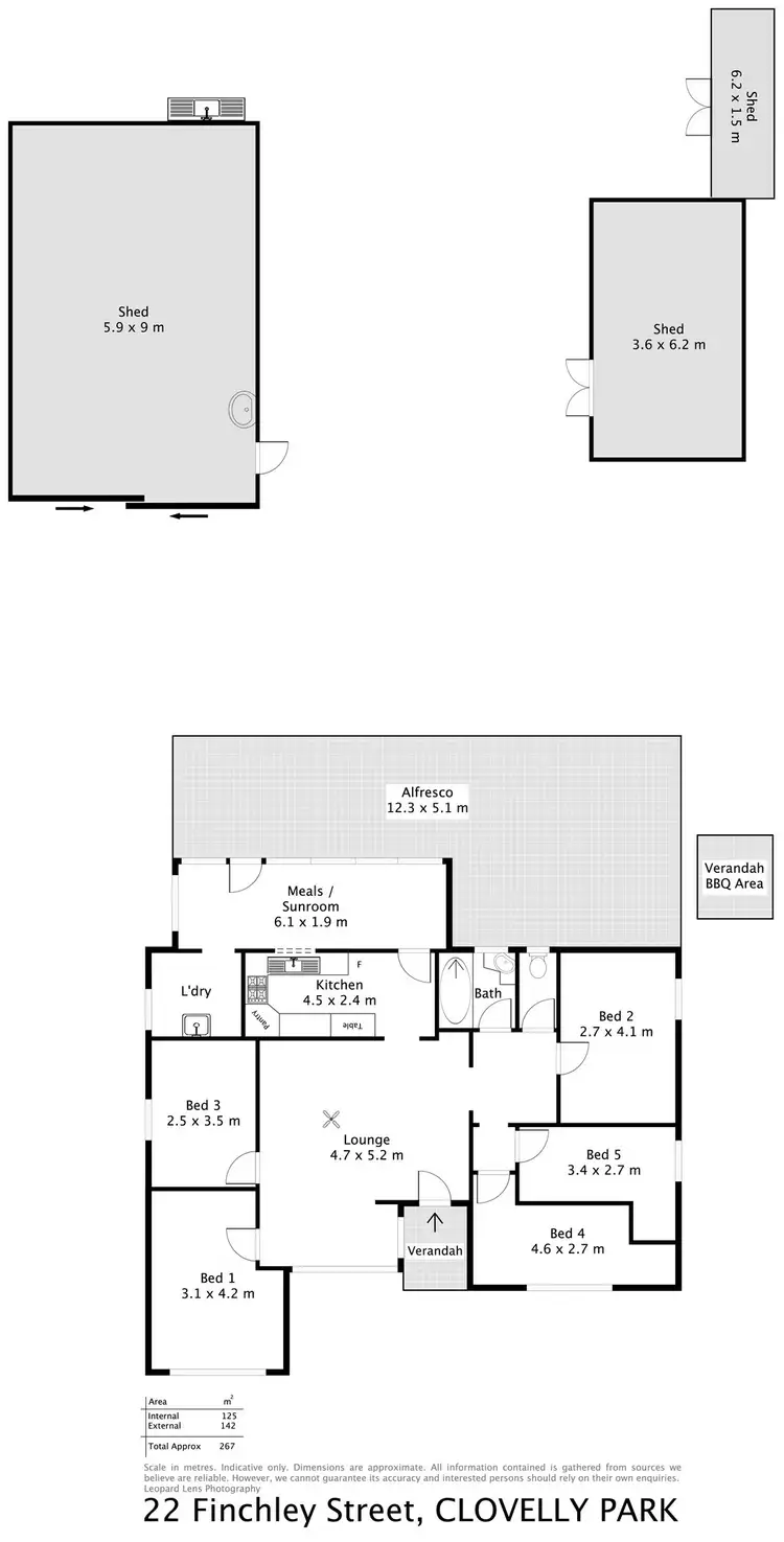Floorplan of Homely house listing, 22 Finchley Street, Clovelly Park SA 5042
