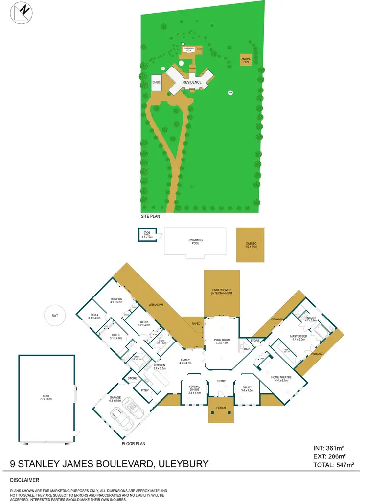Floorplan of Homely house listing, 9 Stanley James Boulevard, Uleybury SA 5114
