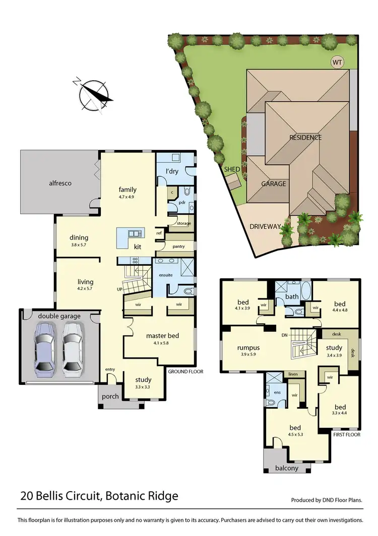 Floorplan of Homely house listing, 20 Bellis Circuit, Botanic Ridge VIC 3977