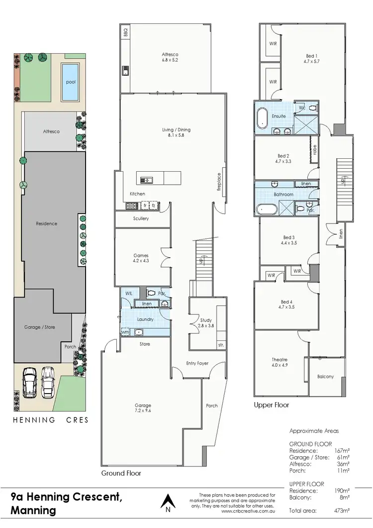 Floorplan of Homely house listing, 9a Henning Crescent, Manning WA 6152