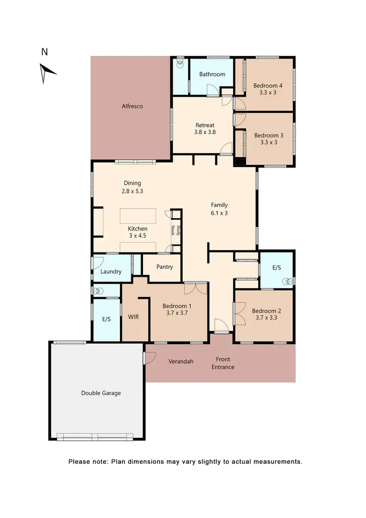 Floorplan of Homely house listing, 66 Urquhart Street, Gordon VIC 3345