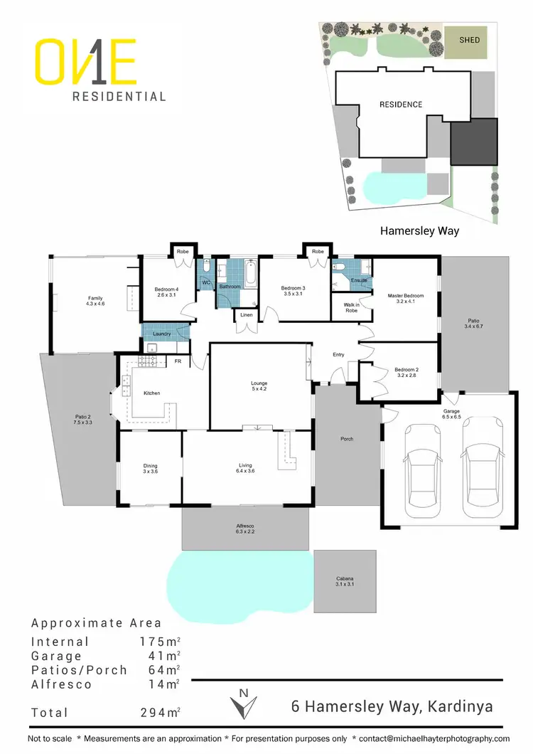 Floorplan of Homely house listing, 6 Hamersley Way, Kardinya WA 6163