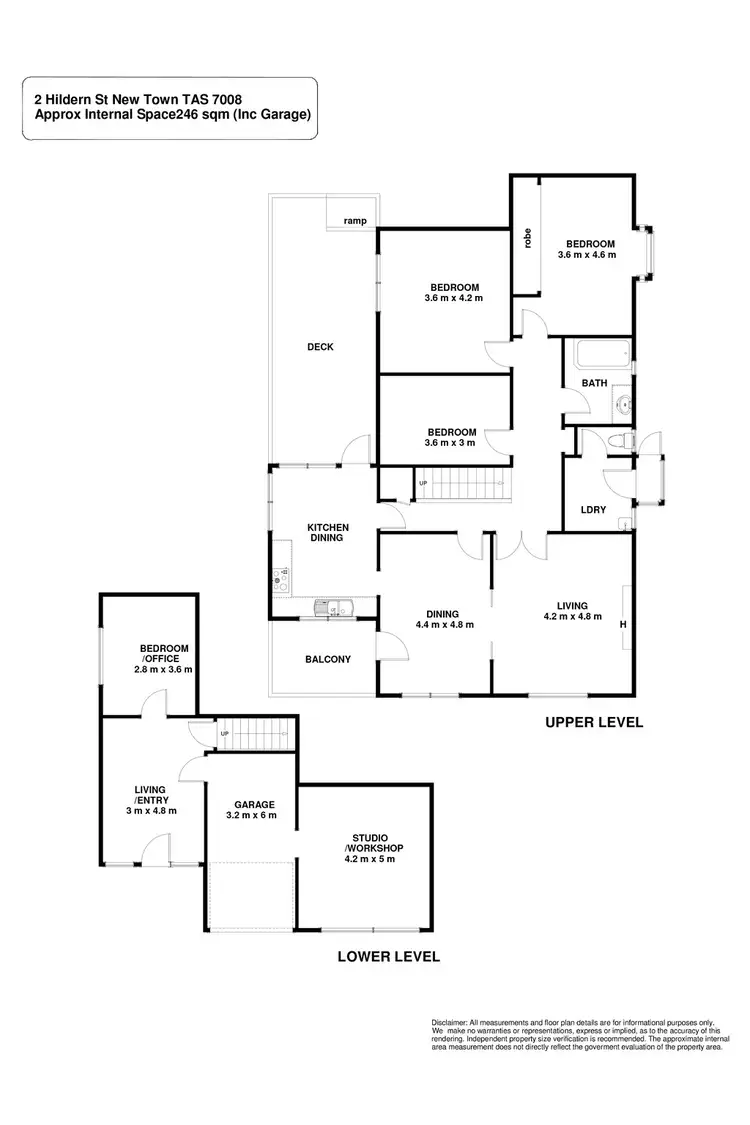 Floorplan of Homely house listing, 2 Hildern Street, New Town TAS 7008