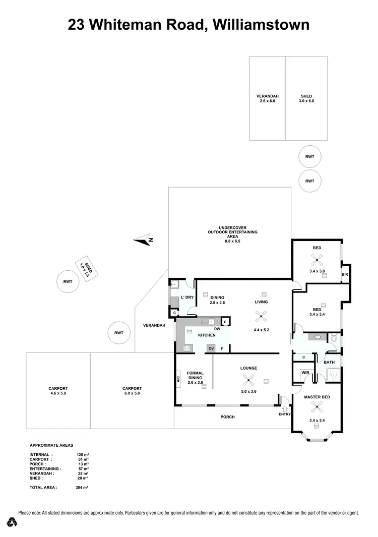 Floorplan of Homely house listing, 23 Whiteman Road, Williamstown SA 5351