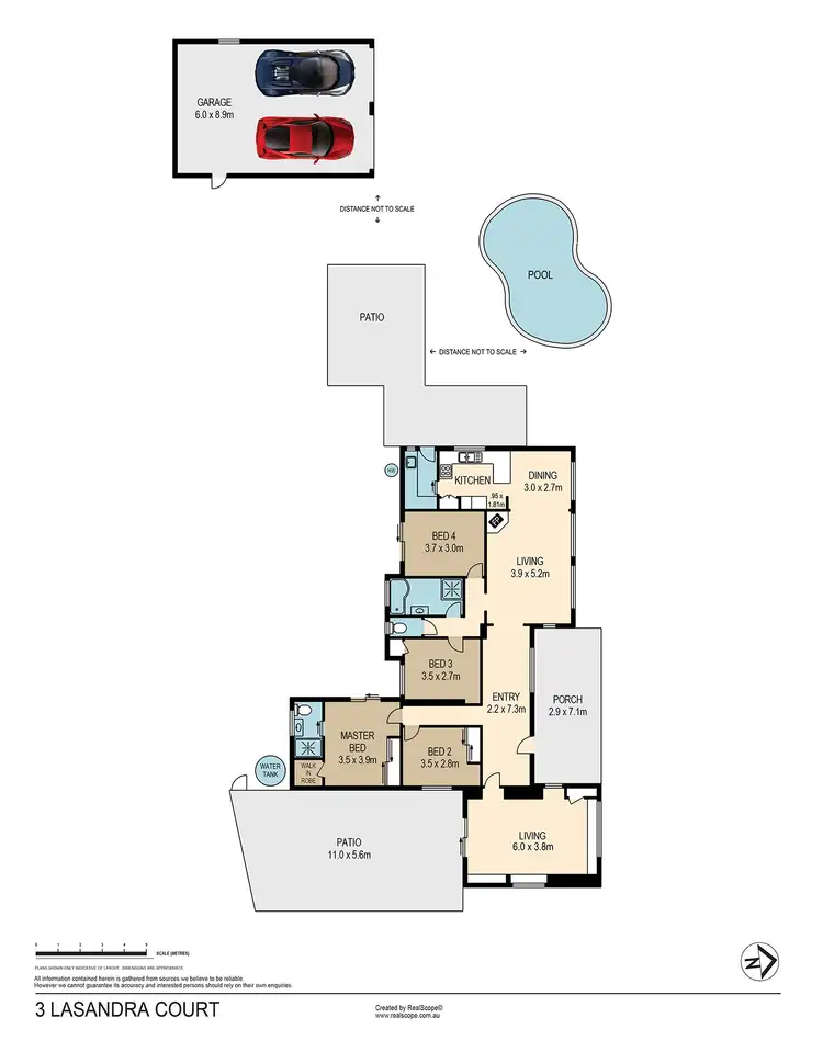 Floorplan of Homely house listing, 3 Lasandra Court, Shailer Park QLD 4128