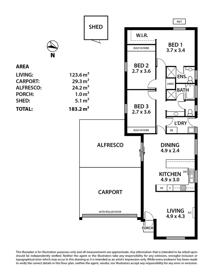 Floorplan of Homely house listing, 6 Queen Street, Strathalbyn SA 5255