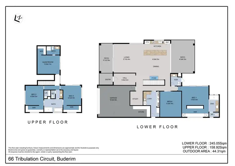 Floorplan of Homely house listing, 66 Tribulation Circuit, Buderim QLD 4556