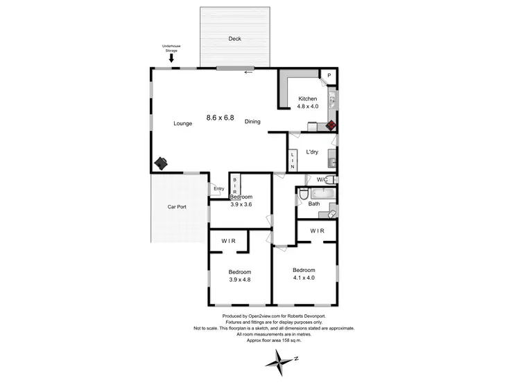 Floorplan of Homely house listing, 38 Hillcrest Road, Devonport TAS 7310
