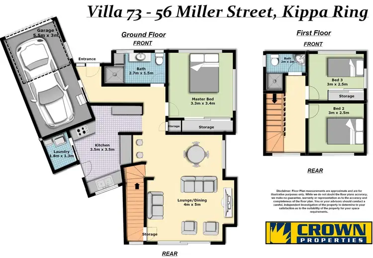 Floorplan of Homely townhouse listing, 73/56 MILLER STREET, Kippa-ring QLD 4021