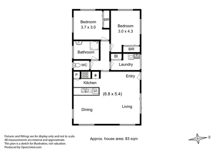 Floorplan of Homely house listing, 39 Emmaline Court, Rokeby TAS 7019