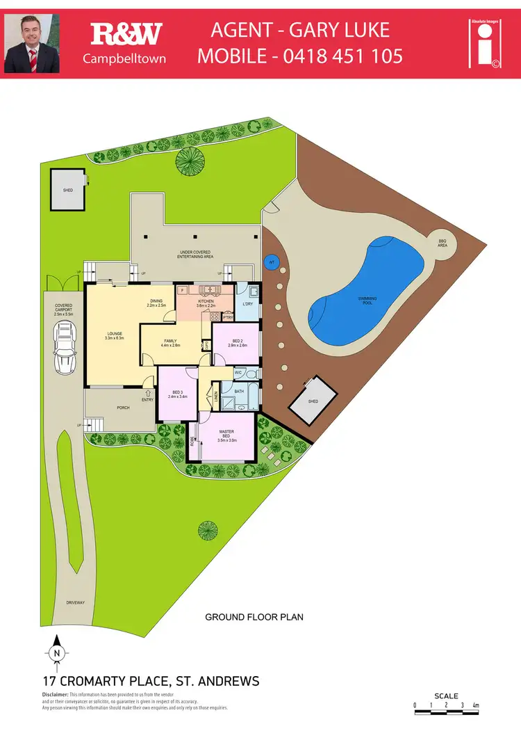 Floorplan of Homely house listing, 17 Cromarty Place, St Andrews NSW 2566
