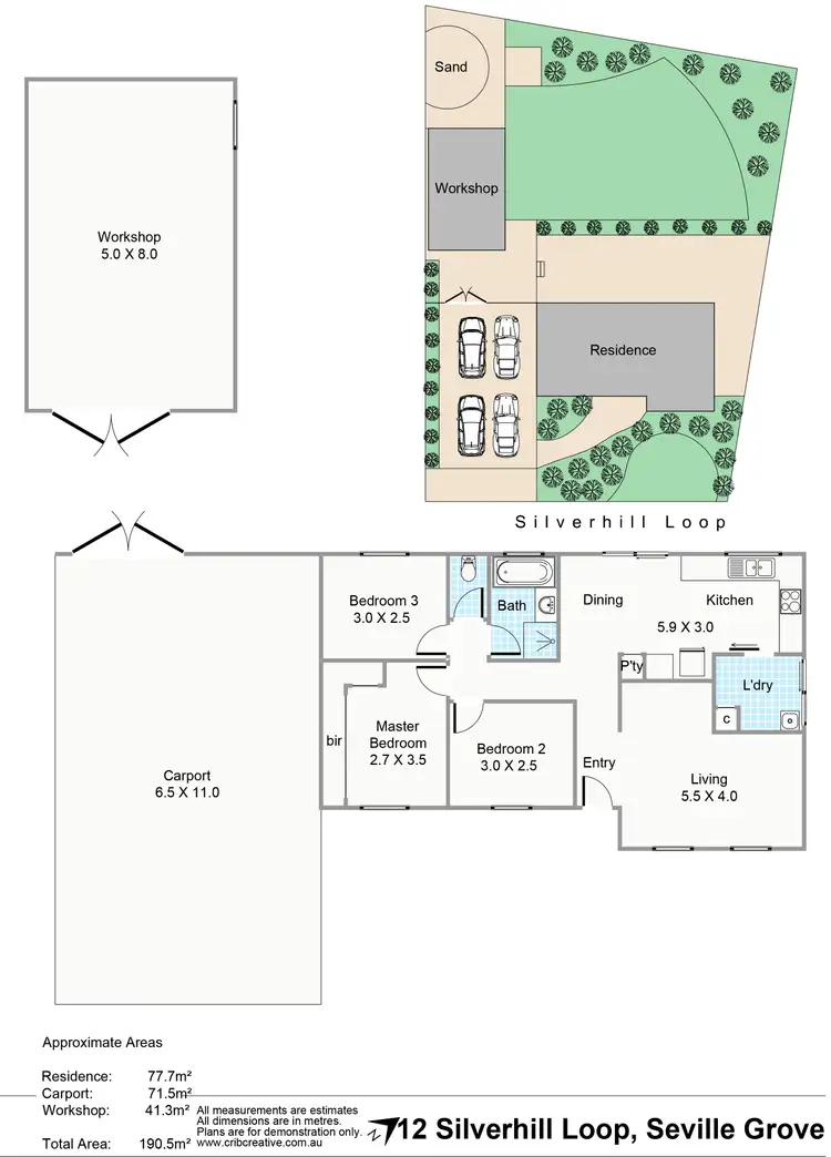 Floorplan of Homely house listing, 12 Silverhill Loop, Seville Grove WA 6112