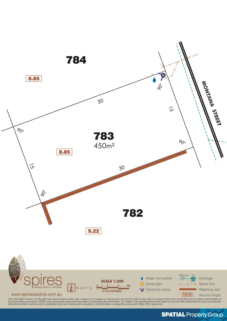 Floorplan of Homely land listing, Lot 783 Montana Street, Baldivis WA 6171