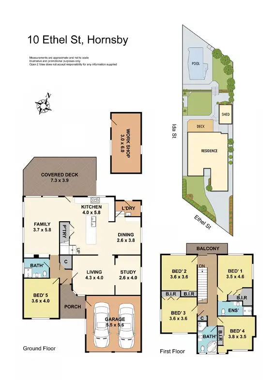 Floorplan of Homely house listing, 10 Ethel Street, Hornsby NSW 2077