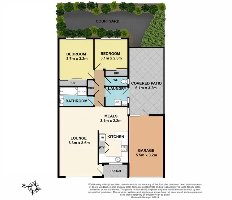 Floorplan of Homely unit listing, 44 Jacksons Road, Chelsea VIC 3196