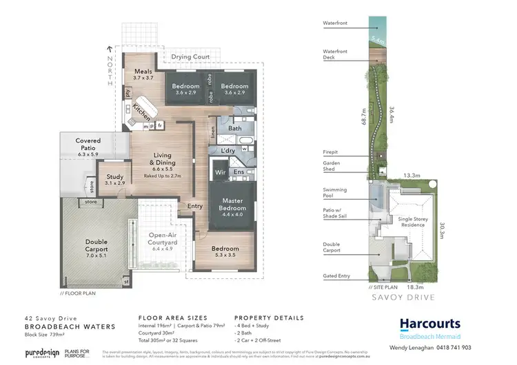Floorplan of Homely house listing, 42 Savoy Drive, Broadbeach Waters QLD 4218