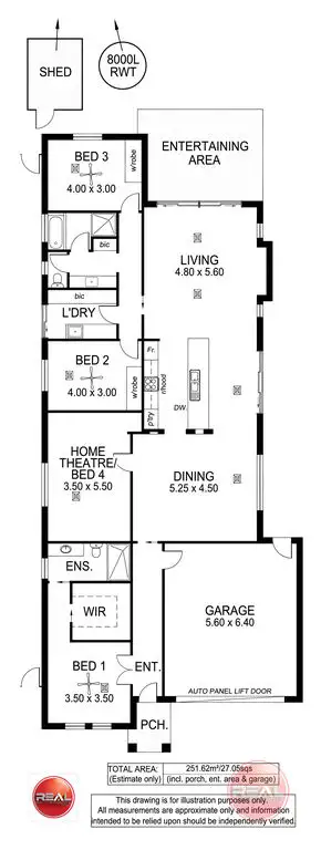 Floorplan of Homely house listing, 38 Nunyah Avenue, Park Holme SA 5043