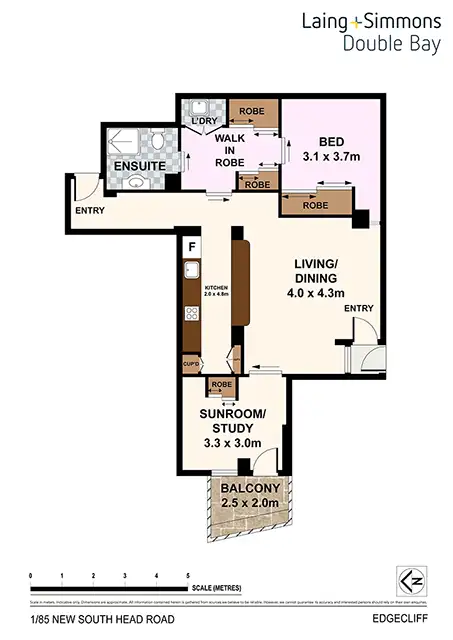 Floorplan of Homely house listing, 1G/85 New South Head Road, Edgecliff NSW 2027