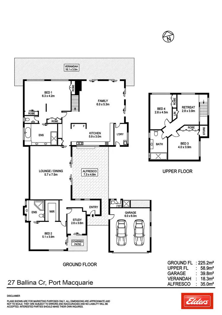 Floorplan of Homely house listing, 27 Ballina Crescent, Port Macquarie NSW 2444