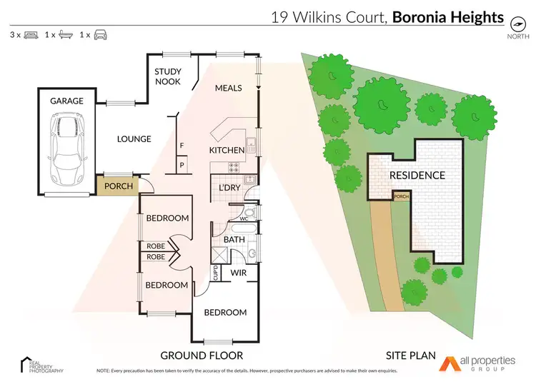 Floorplan of Homely house listing, 19 Wilkins Court, Boronia Heights QLD 4124