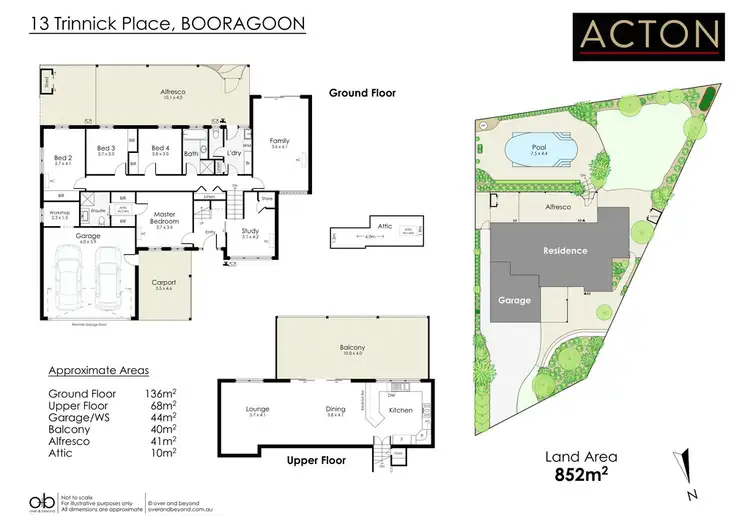 Floorplan of Homely house listing, 13 Trinnick Place, Booragoon WA 6154