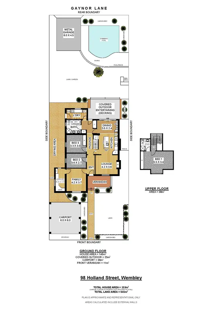 Floorplan of Homely house listing, 98 Holland Street, Wembley WA 6014
