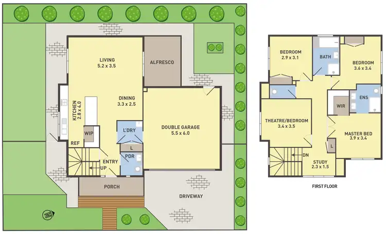 Floorplan of Homely house listing, 5 River Rose Street, Greenvale VIC 3059