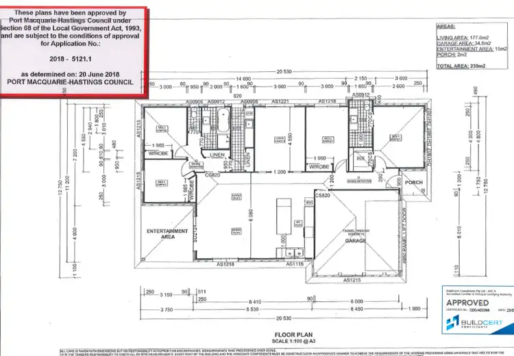 Floorplan of Homely house listing, 25 Tarragon Drive, Wauchope NSW 2446